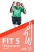 FIT 5. Fitness Cards Level 5