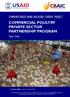COMMERCIAL POULTRY PRIVATE SECTOR PARTNERSHIP PROGRAM