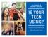 ALCOHOL & OTHER DRUGS: IS YOUR TEEN USING? A Guide to Substance Use Treatment Services for Massachusetts Teens