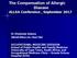 The Compensation of Allergic Disease ALLSA Conference, September 2017