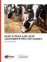 HEAT STRESS AND HEAT ABATEMENT TIPS FOR DAIRIES. kemin.com/chromium. Essential to you and your operation.