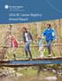 2016 BC Cancer Registry Annual Report