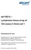 ab Lymphoma tissue array of 102 cases (1.5mm) set 1