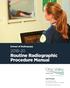 Routine Radiographic Procedure Manual