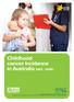 Childhood cancer incidence in Australia, Published December 2009