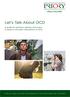 Let s Talk About OCD. A guide for teachers, parents and carers to assist in the early intervention of OCD