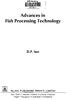 Advances in Fish Processing Technology