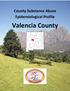 DRAFT County Substance Abuse Epidemiological Profile. Valencia County