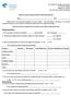 Bariatric Surgery Program Patient Health Questionnaire. This form must be completed and returned at your Bariatric Education Class.