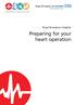 Preparing for your heart operation