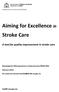 Aiming for Excellence in Stroke Care