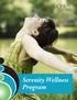 Serenity Wellness Program