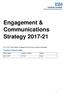 Engagement & Communications Strategy