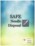 SAFE Needle Disposal