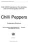 Draft Interpretative Brochure Chilli Peppers May Draft UNECE standard on the marketing and commercial quality control of.