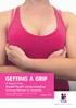 GETTING A GRIP. A Report Into Breast Health Understanding Among Women In Australia