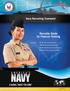 Navy Recruiting Command. Recruiter Guide for Physical Training. 1 (Rev 1/17/13) NRC-N35: Policy and Program Division