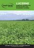 LUCERNE SUMMARY PAPERS FOR ESTABLISHING AND MANAGING LUCERNE