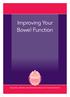 Improving Your Bowel Function