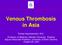 Venous Thrombosis in Asia