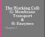 The Working Cell: G: Membrane Transport & H: Enzymes. Chapter 5