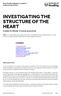 INVESTIGATING THE STRUCTURE OF THE HEART