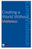 Cure Violence Creating a World Without Violence