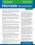 PROVIDER Newsletter. Reducing the Risk for Cardiovascular Disease. Screening for Depression JULY 2015
