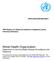 World Health Organization Department of Communicable Disease Surveillance and Response