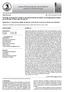 Journal of Experimental and Clinical Medicine Deneysel ve Klinik Tıp Dergisi