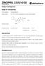 ZINOPRIL 2.5/5/10/20 Lisinopril dihydrate