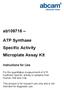 For the quantitative measurement of ATP Synthase Specific activity in samples from Human, Rat and Cow