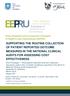 SUPPORTING THE ROUTINE COLLECTION OF PATIENT REPORTED OUTCOME MEASURES IN THE NATIONAL CLINICAL AUDITS FOR ASSESSING COST EFFECTIVENESS