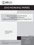 DHS WORKING PAPERS. Factors Associated with HIV Infection among Educated Malawians: Analysis of the 2010 Demographic and Health Survey