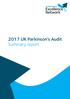 2017 UK Parkinson s Audit Summary report