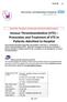 Venous Thromboembolism (VTE) Prevention and Treatment of VTE in Patients Admitted to Hospital