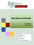 MALARIA GUIDELINE. 21 st Edition June P.O.Box 46 Mae Sod, Tak, Thailand. Tel: Fax: