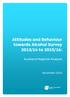 Attitudes and Behaviour towards Alcohol Survey 2013/14 to 2015/16: Auckland Regional Analysis