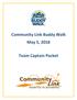 Community Link Buddy Walk May 5, Team Captain Packet