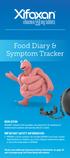 Food Diary & Symptom Tracker