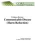 Evidence Review: Communicable Disease (Harm Reduction)