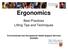 Ergonomics. Best Practices Lifting Tips and Techniques (EOHSS)