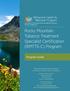 Rocky Mountain Tobacco Treatment Specialist Certification (RMTTS-C) Program