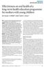 Effectiveness on oral health of a long-term health education programme for mothers with young children