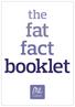 the fat fact booklet