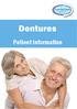 Dentures. Patient Information