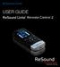 user guide Remote Control 2