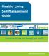 Healthy Living Self-Management Guide