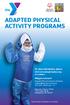ADAPTED PHYSICAL ACTIVITY PROGRAMS