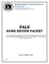 PALS HOME REVIEW PACKET
